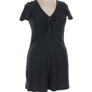 Abound Black Short Sleeve Mini Dress XL